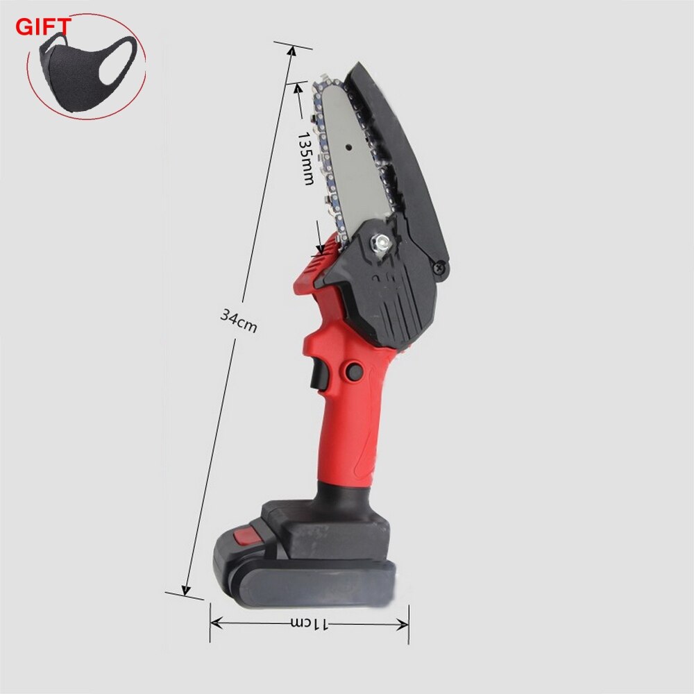 Portable Electric Pruning Saw Electric Saws Woodworking Electric Saw Garden Logging Mini Electric Chain Saw Lithium Battery