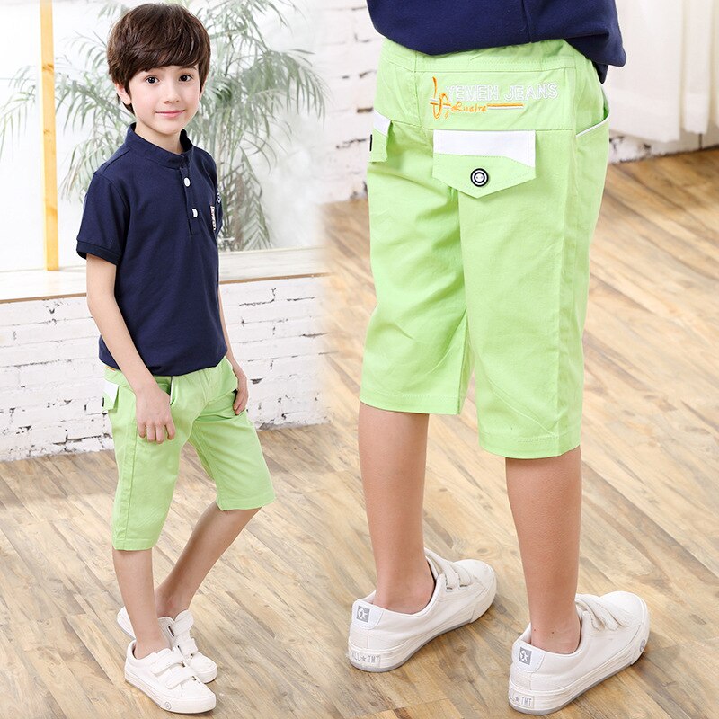 summer children causal shorts Kids embroidery letters shorts for boys 4-9 years !