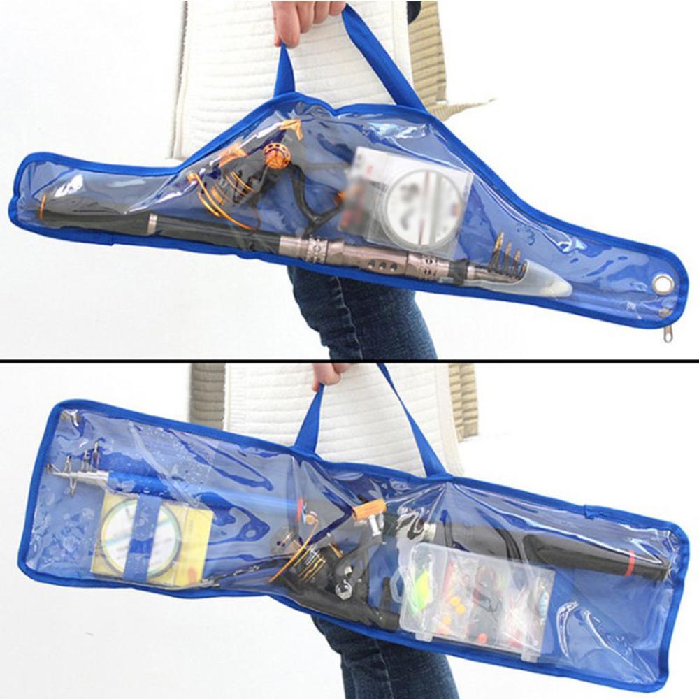 Portable Fishing Rod Bag Storage Pole Rod Carry Case Carrier Travel Organizer