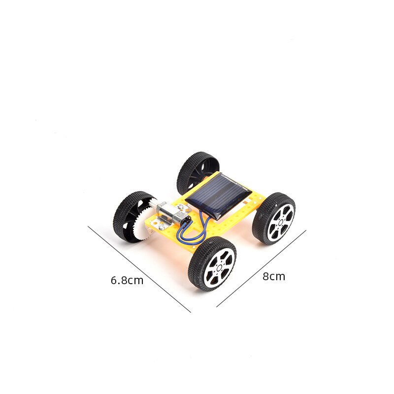 Saizhi Solar Toys For Kids 1 Set Mini Powered Toy DIY Solar Car Kit For Children Educational Funny Gadget Hobby SZ33g4