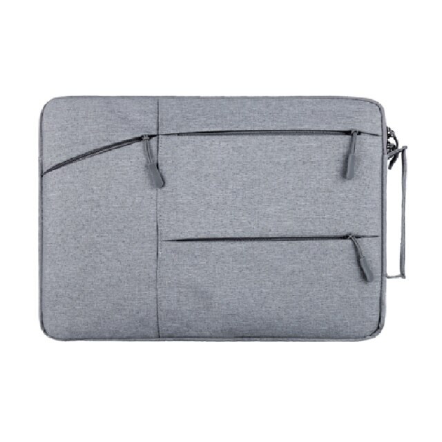 Protective Laptop Sleeve Shoulder Bag Carrying Case For Hp Pro 12 13 15 Inch, Macbook Air, Asus, Acer, Lenovo, Dell: Grey-12 INCH