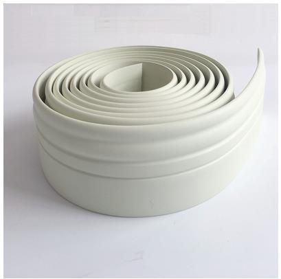 Self-adhesive baseboard soft European baseboard top corner line waistline bedroom living room stereo baseboard thick baseboard: white / width is 10 cm