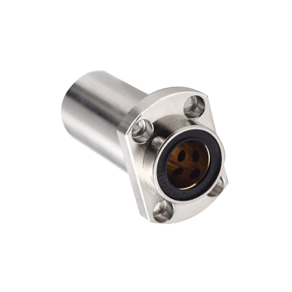 1pc LMHP LMHP8UU LMHP10UU LMHP12UU LMHP16UU LMHP20UU Flange Linear Bearing graphite copper sleeve for cnc part Linear shaft Rod