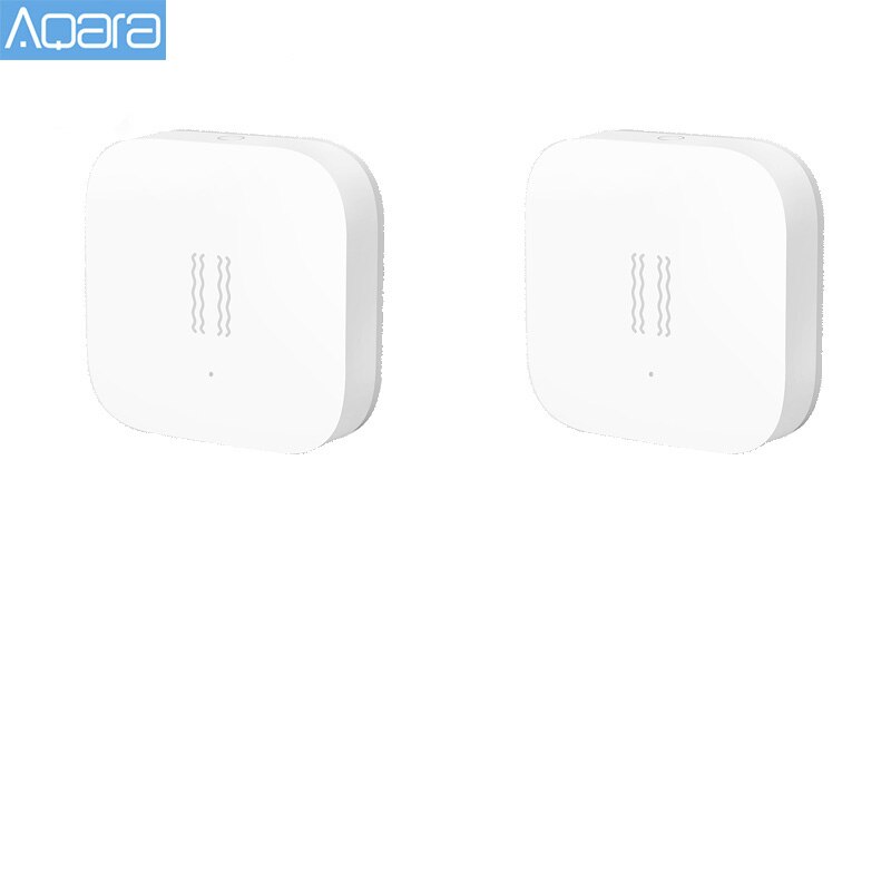 Aqara capteur de Vibration intelligent Zigbee capteur de choc de mouvement moniteur d'alarme de détection intégré gyroscope pour xiaomi mijia maison intelligente: 2pcs
