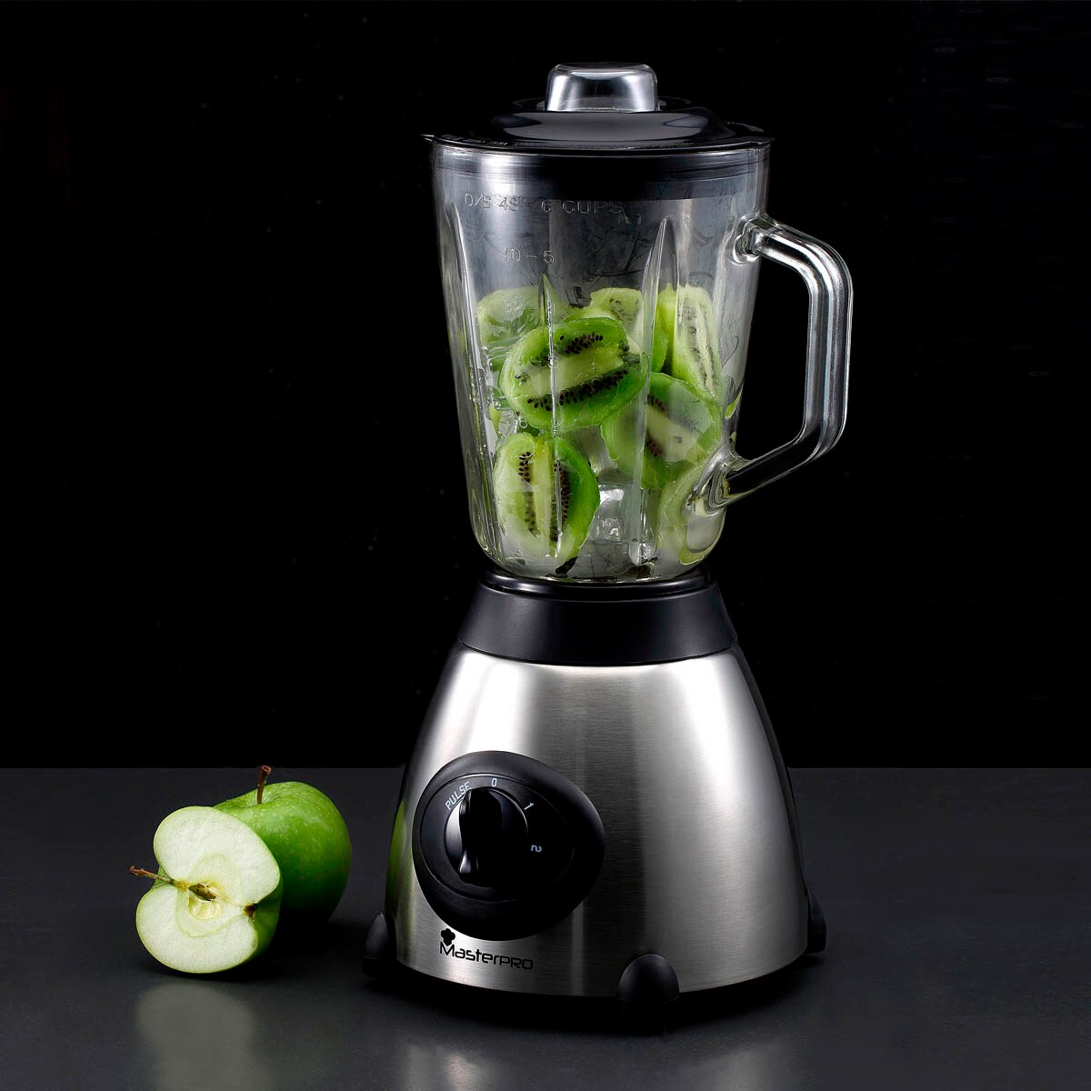 Licuadora Masterpro, potente, rapida, silenciosa, segura, , limpieza, control velocidad, vaso, accesorios, zumos, salsas, cremas, batidos, licuadora de vaso, licuadora