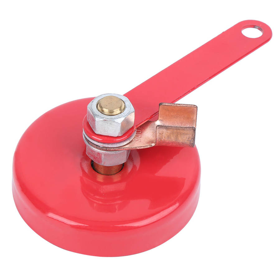 Magnet Welding Block Magnetic Grounding Positioner Clamp Red Alloy Steel 30kg Suction Welding Tool Accessories