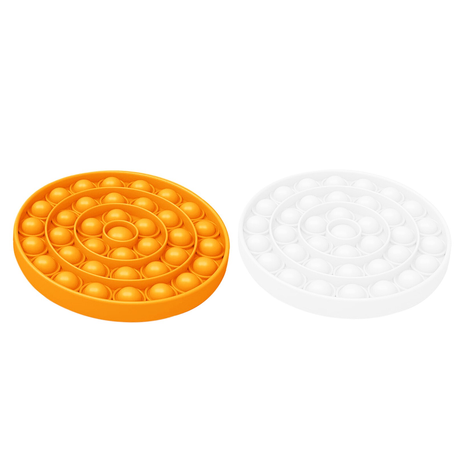 2pcs Push Pop Bubble Fidget Toys Pop It Anti-stress Pop It Stress Toy Pop Figet Toy Pop It Fidget Stress Decompression Toys: K