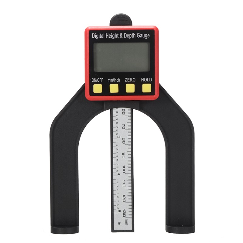 LCD Digital Altimeter Height Depth Gauge For Adjusting The Saw Blade And Router Bit Heights Woodworking Gauging Tools