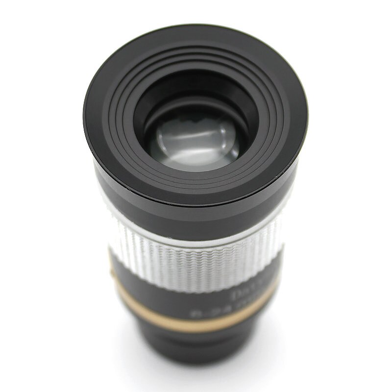 JHOPT 1.25 polegada 8-24mm HD Full Metal Telescópio Ocular Zoom Zoom Ocular com Filme Verde FMC para telescópios astronômicos