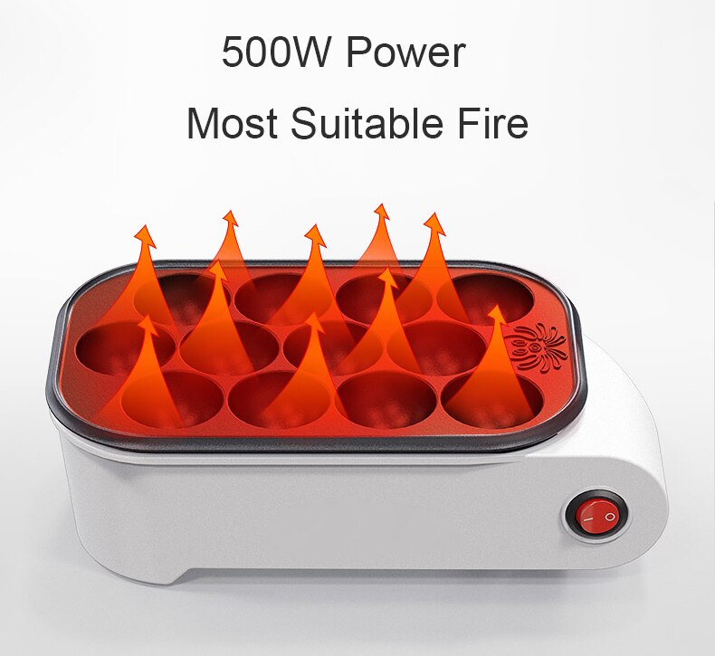 Octopus Bal Maker Takoyaki Bakpan Elektrische Taiyaki Machine Worst Hotdog Eieren Omelet Grill Japanse Vis-Vorm Cake Oven