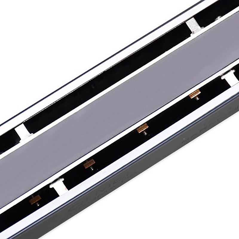 QIMEI Chromatic Harmonica 16 Hole 64 Tone Key of C Round Mouthpiece Mouth Organ for High-End Performers