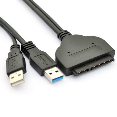 Zihan Bizlink USB 3.0 to SATA 22P 2 5" Hard Disk Driver Adapter with USB Power Cable