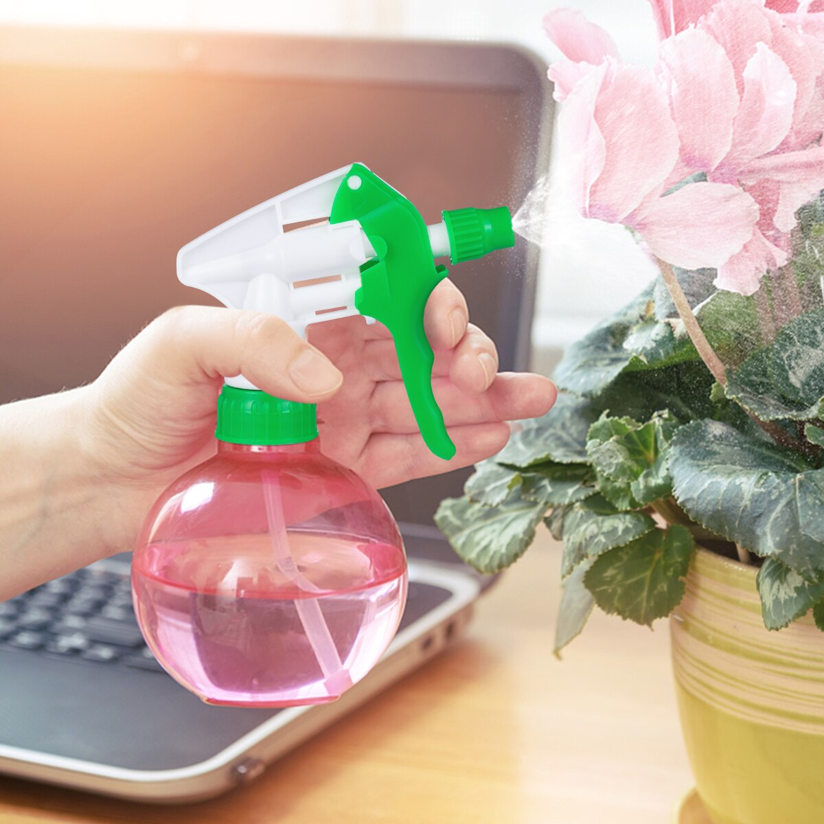 10pcs Nozzle Replacement Hand Button Nozzle Water Nozzles Fine Mist Steam Sprayer Head for Gardening Cleaning Watering