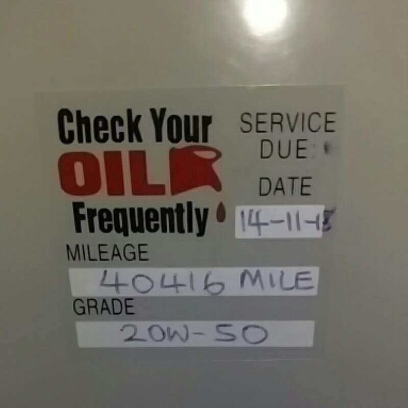 50pcs Transparent Oil Change Service Friendly Electrostatic Sticker Reminder Stickers Special Small Size