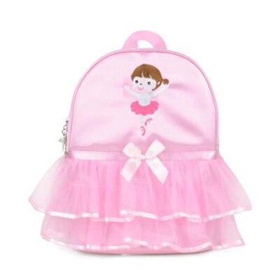 Rosa Spitze Mädchen tanzen Tasche für Mädchen tanzen Ballett Tasche Für Mädchen Baby freundlicher Ballerina Tasche Kind Gymnastik Bestickt Rucksack: Modell 1