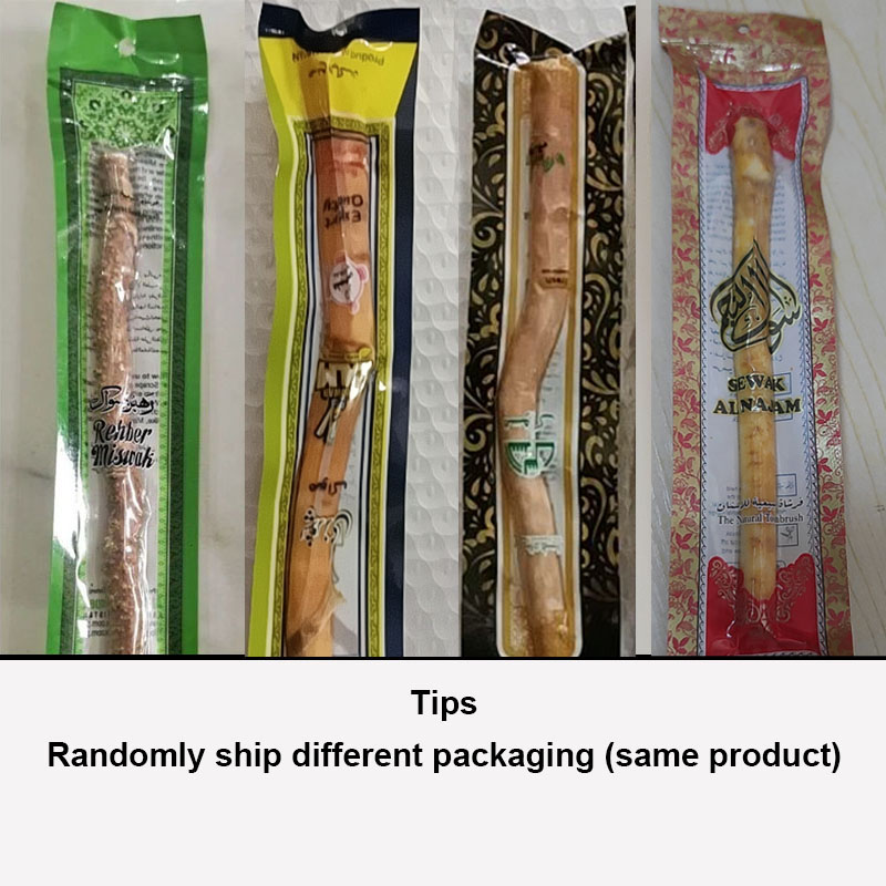 Miswak Sewak bastone Spazzolino da denti per la pulizia dei denti Tradizionale Tutto naturale Misvak Siwak Miswaak Rimozione macchie Viaggio 10 pezzi
