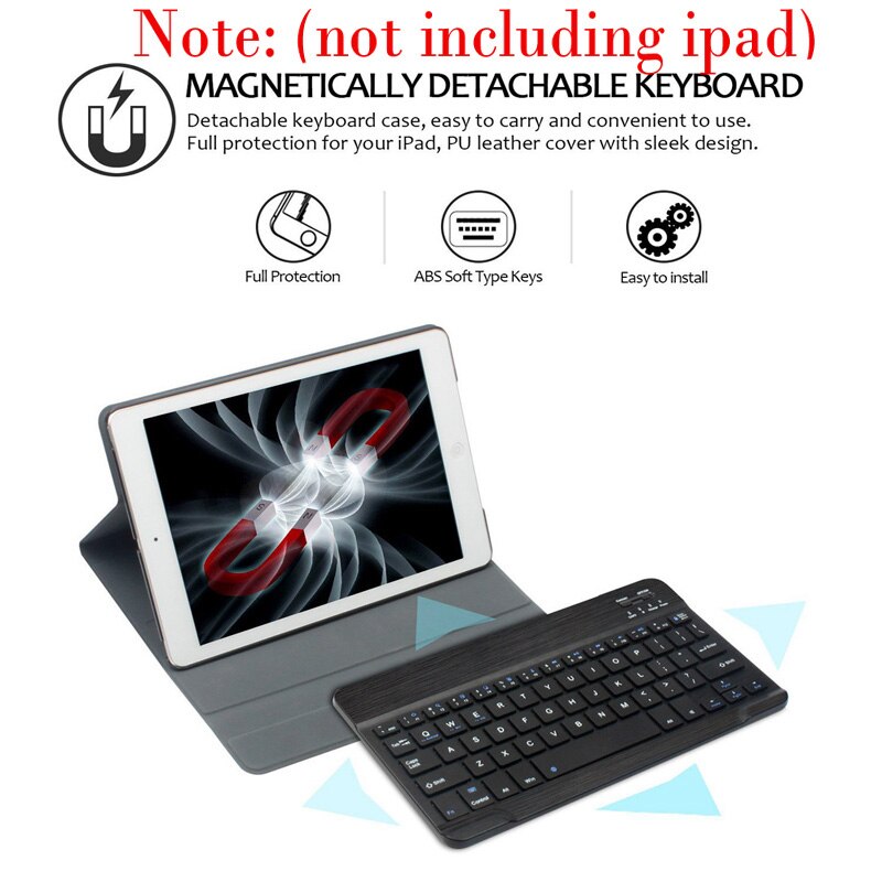 Schutzhülle für ipad 10.2 , 9.7 , 5th 6th 7th (generation) mit hintergrundbeleuchtung und tastatur, passend für ipad air 1 , 2 , 3 , pro 10.5, 11, mini 1 , 2 3 4 , 5