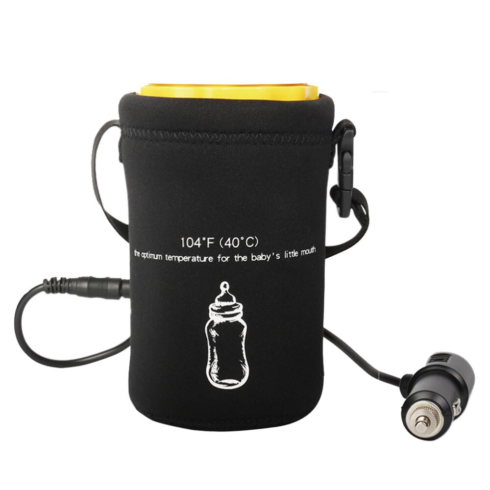 12v dc universal bil rejse flaskevarmer varmelegeme 104 ℉ 40 ℃ madmælk safty flaske sterilisator med bil cigarettænder kabel: Default Title