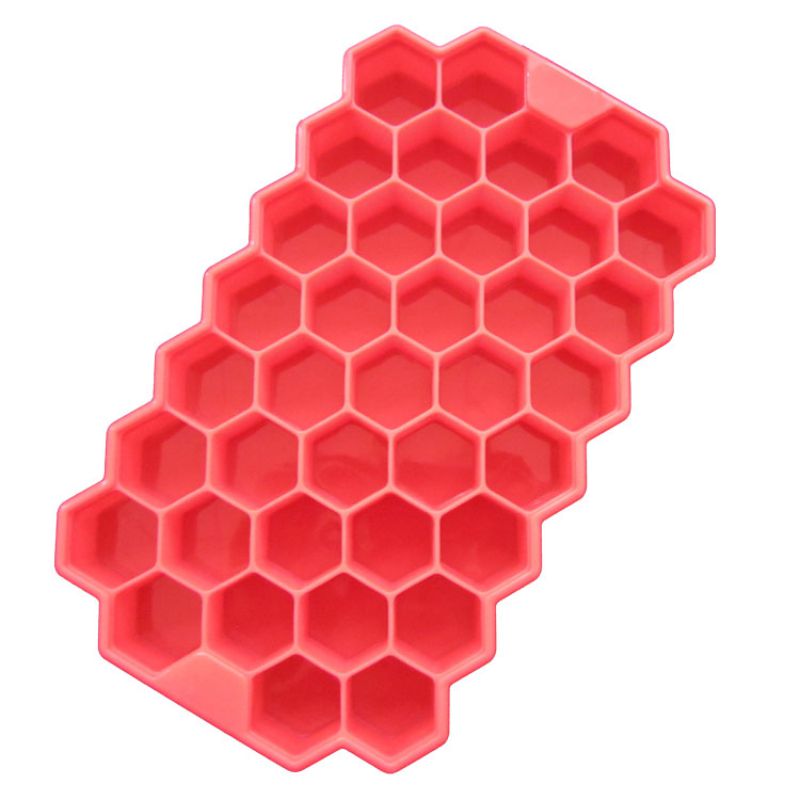 1PCS Silicone Eco-friendly Food Grade 160 Cavity Ice Cube Tray Mini Ice Cubes Small Square Mold Ice Maker LH8s: PI0040R
