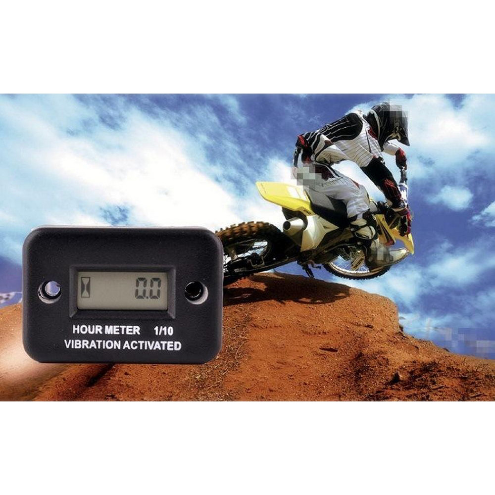 Digital Vibration Hour Meter Gauge Wireless for Vibrating Machine Motorcycle ATV Boat Marine Digital Hour Meter Car Accessories