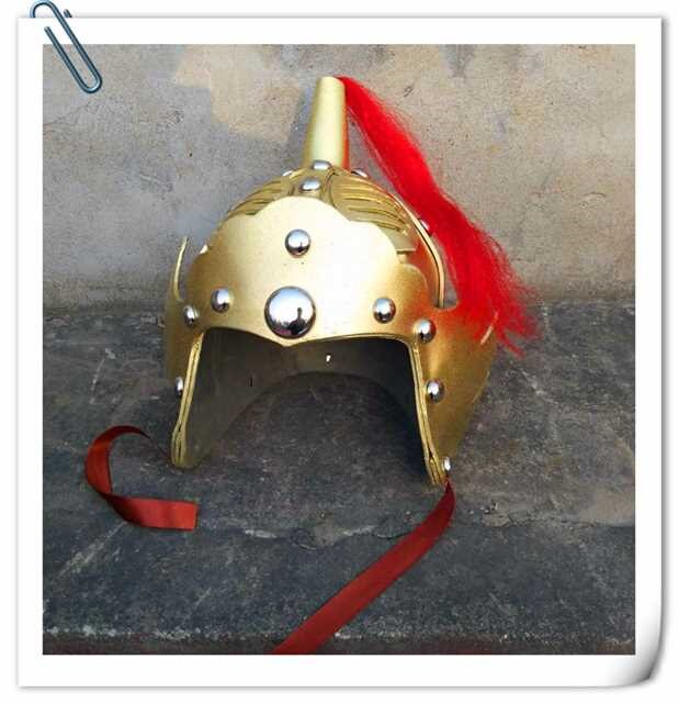 Vintage general soldat hattar kinesisk halloween karneval krigare hatt scen prestanda rekvisita tillbehör