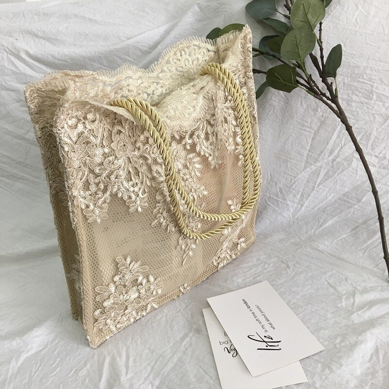 Whoholl Frauen Messenger Tasche Einzigen Gurt Schulter Tasche Dame Spitze Umhängetaschen Dame Handtasche