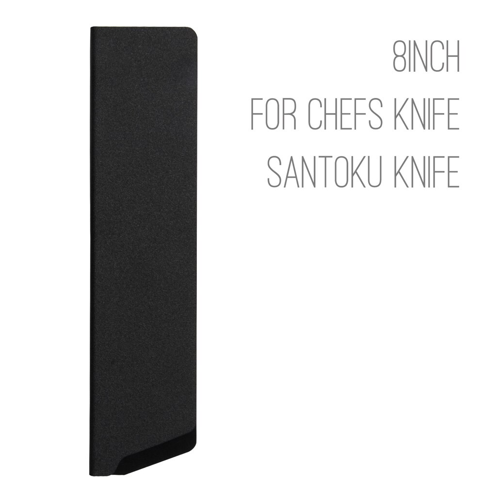 Universal chefs knivseggsskydd (220mm)  verktygsknivar fodral bladskydd pp lock med flanell: 8 tum
