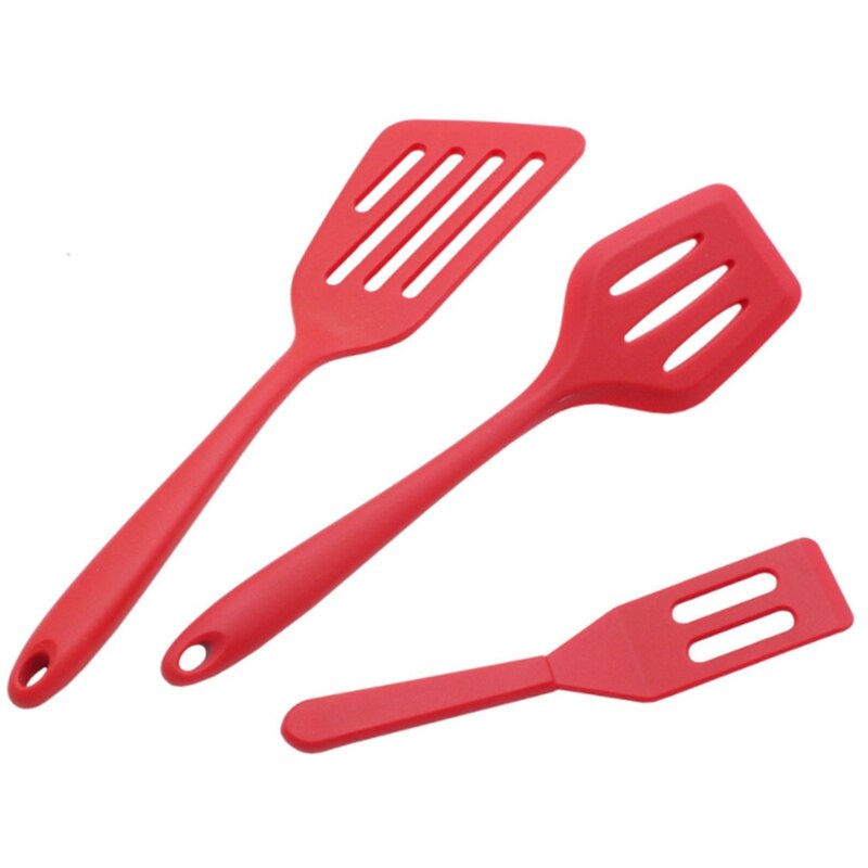 3Pcs Silicone Spatula Set Non-Stick Scraper Spatula Heat Resistant Spatula for Kitchen Cooking Baking