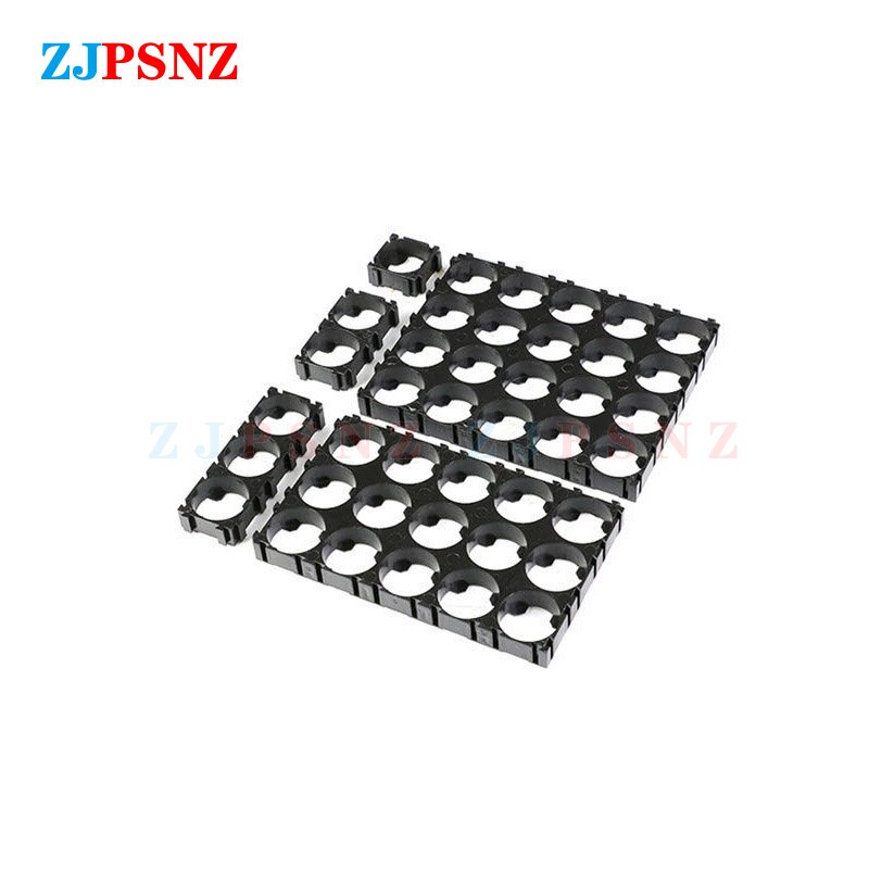 10Pc 18650 21700 26650 32650 12345 Battery Spacer Radiating Holder Bracket 1/2/3P li-ion Battery Holder Bracket Cylindrical Hold