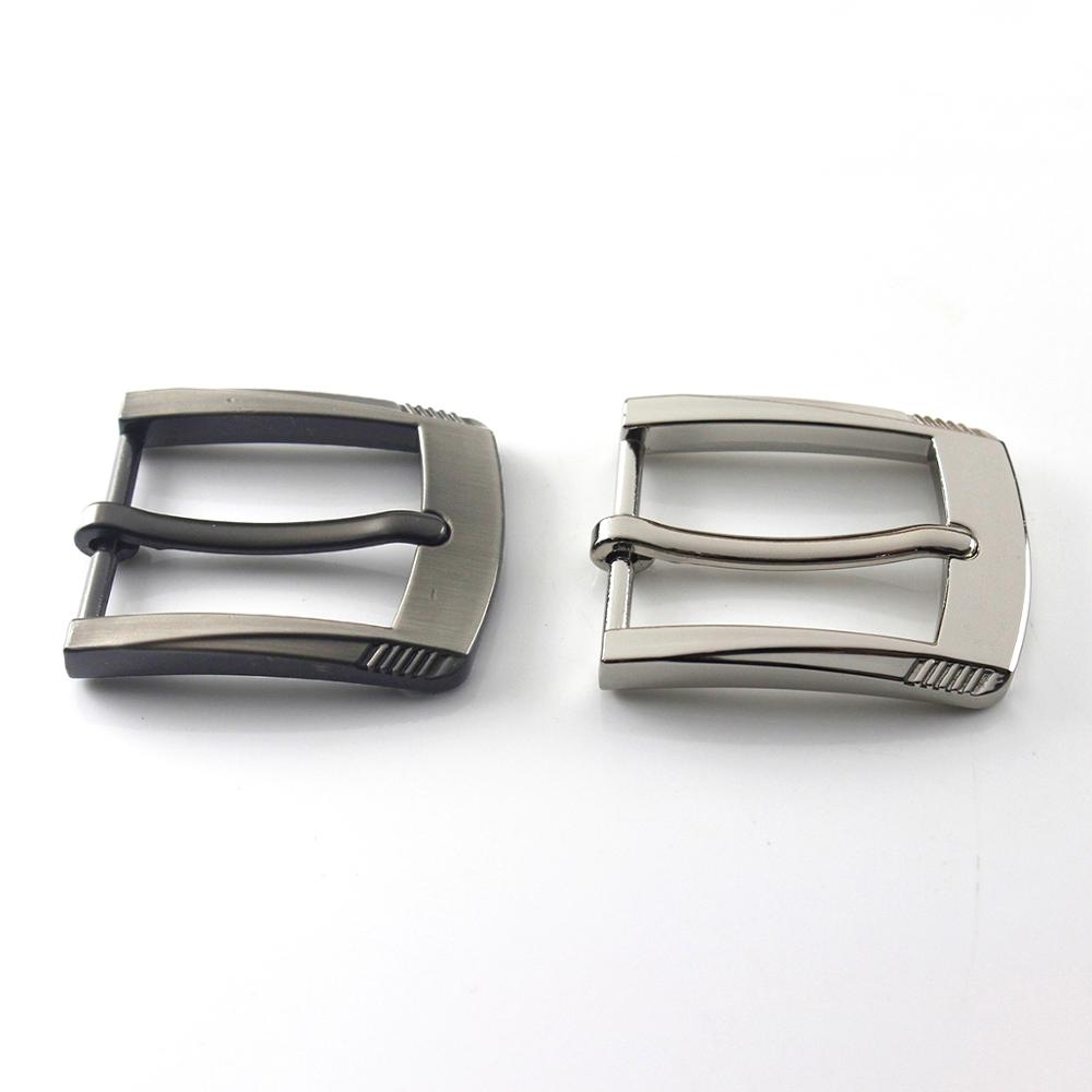 Hebilla de cinturón de Metal de 3cm, 1 ud., informal, Marrón mate, barra de talón, Pin único, correa de cuero artesanal para cinturón de 27-29mm