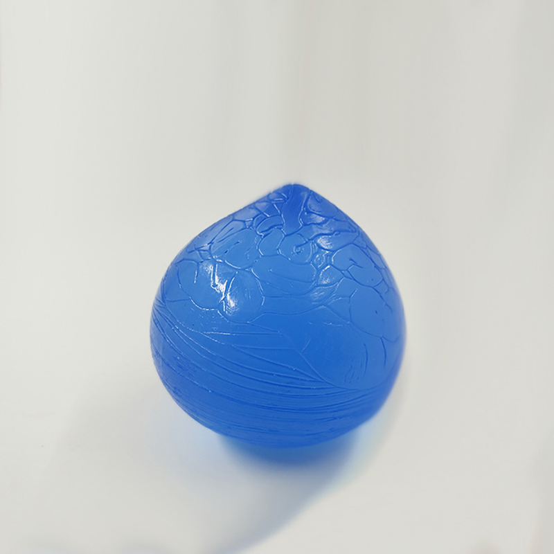 Silica Gel Grip Strength Ball Gym Fitness Finger Heavy Exerciser Strength Muscle Recovery Gripper Trainer Hand Grip Ball: Blue