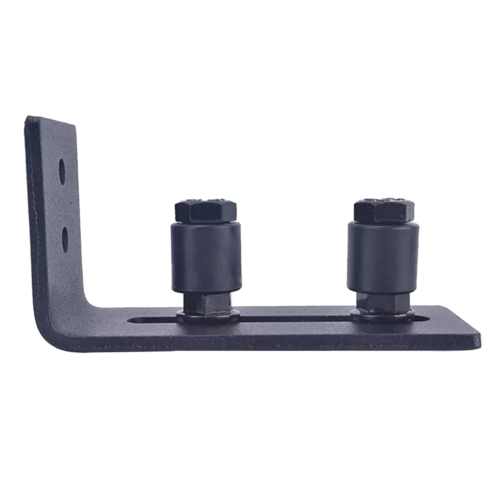 Carbon Steel Adjustable Sliding Barn Door Bottom Guide Stopper Accessory Smoothly Quietly