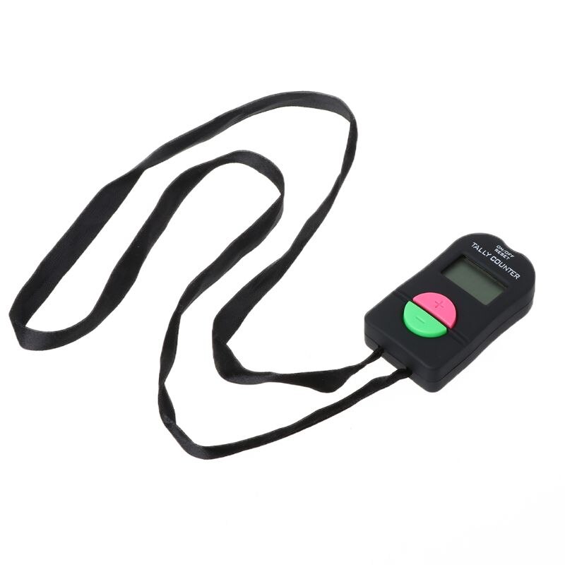 Contador electrónico de trabajo para personas, dispositivo de punto de flujo Manual, botón de visualización, puede añadir y restar contador, J6PC