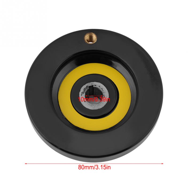 1 pcs Revolving Handle Hand Wheel Lathe Milling Machine Rear Ripple Hand Wheel With Revolving Handle 63mm 80mm 125mm 160mm 200mm: 10x80mm