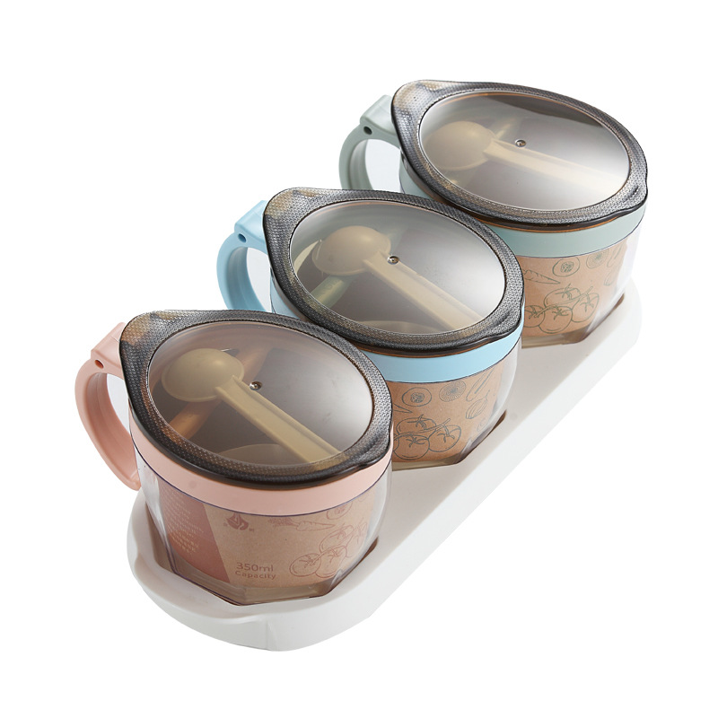 Household Seasoning Box Set Simple Seasoning Pot Kitchen Supplies With Seasoning Tools