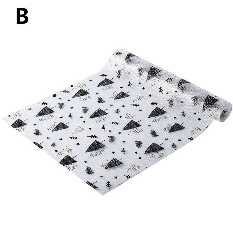 Lademat oliebestendig vochtbestendig keukentafel plankvoering matten kasten onderlegger papier antislip waterdichte kast placemat 45*122 cm: B