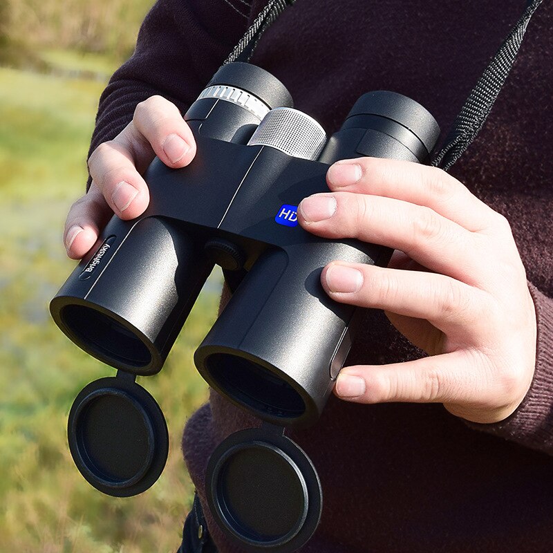 Jumelles d'observation des oiseaux 12X42 haute puissance HD télescope BK4 toit prisme lentilles optiques Super claires pour le voyage et le Camping