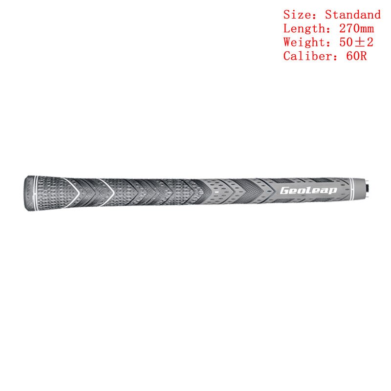 Golf Grips Multi Samengestelde Cord Rubber Standaard En Midsize Golf Club Grips 10 Stks/partij: gray-standard