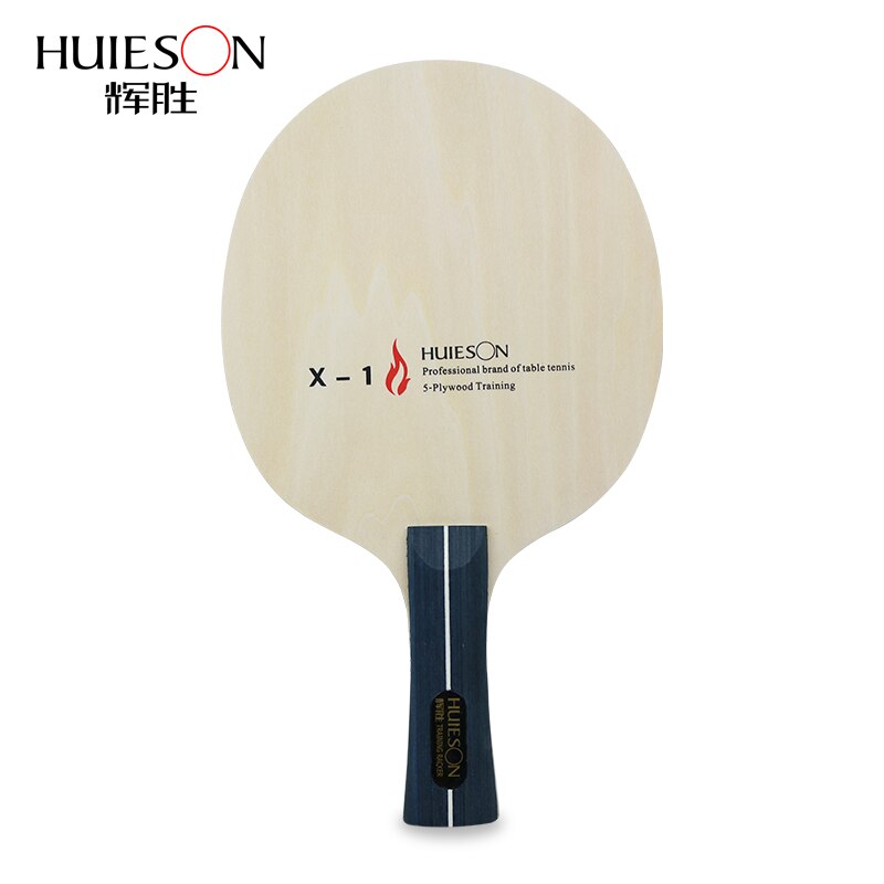 Huieson 5 Ply Wood Table Tennis Blade Lightweight and Non-Bouncy Blade for Table Tennis Learners Kids Entry Level Racket: Long Handle