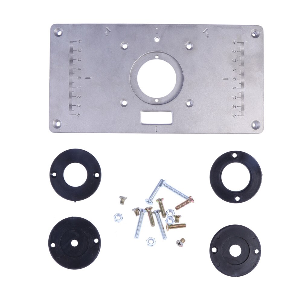 Multi-functional Router Table Insert Plate Set for Woodworking Bench MAKITA 700C - 235mm x 120mm x 8mm