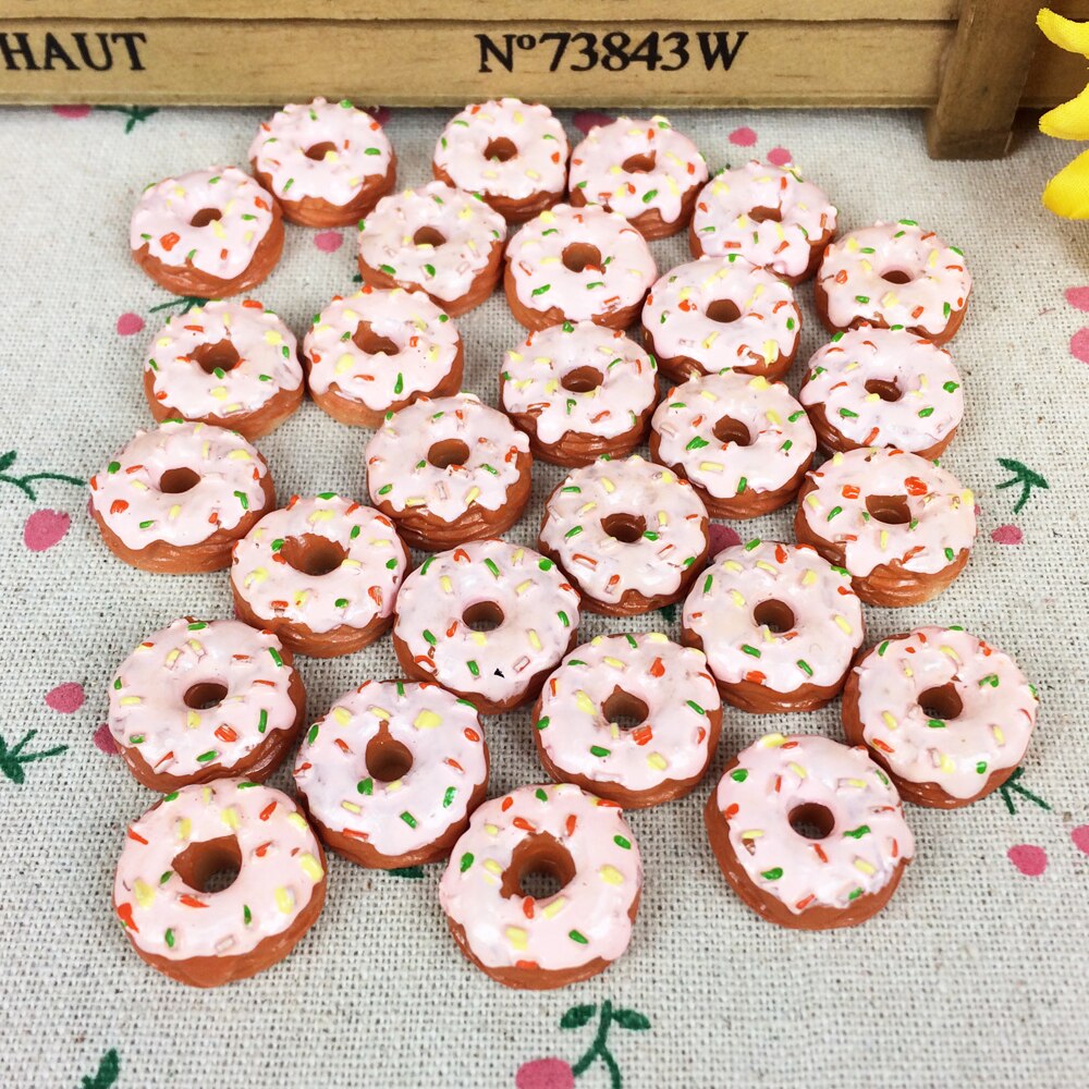 PATIKIL 20mm Rosenblume Harz Cabochon, 30 Stück Mini Rosenblume Flatback Harz für Scrapbooking DIY Basteln Handyhülle Dekor Schmuckherstellung, gemischte Farben