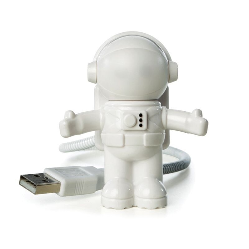 Creatieve Ruimtevaarder Astronaut Led Flexibele Usb Licht Nacht Licht Voor Laptop Pc Notebook Volwassen Kids Novelty Toy