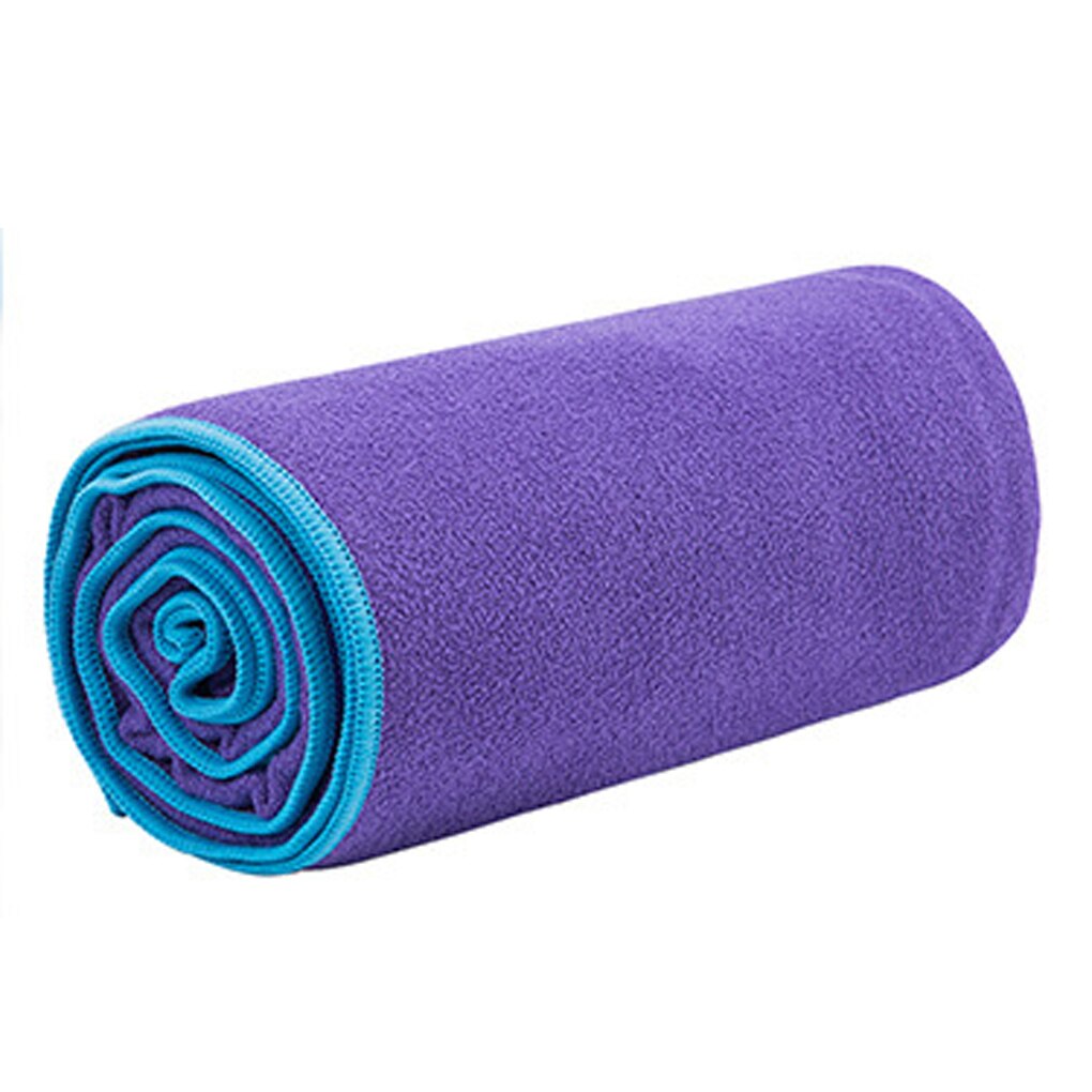 Microfiber Yoga Handdoek Vochtafvoerende Yoga Mat Cover voor Yoga Pilates Sport: Beige