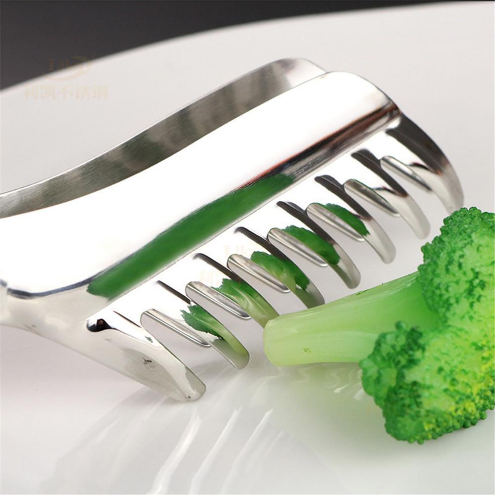Pince à nouilles multifonction en acier inoxydable, peigne à nouilles, outil de cuisine à Spaghetti