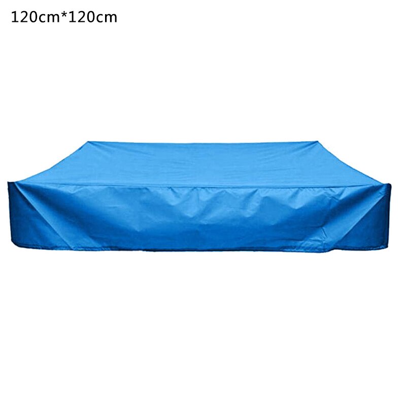 Sandbox Cover Sand Pit Square Waterproof Oxford Cloth Dust Cover Dustproof Protection for Garden Sandpit Cover with Drawstring: Blue / 200x200cm