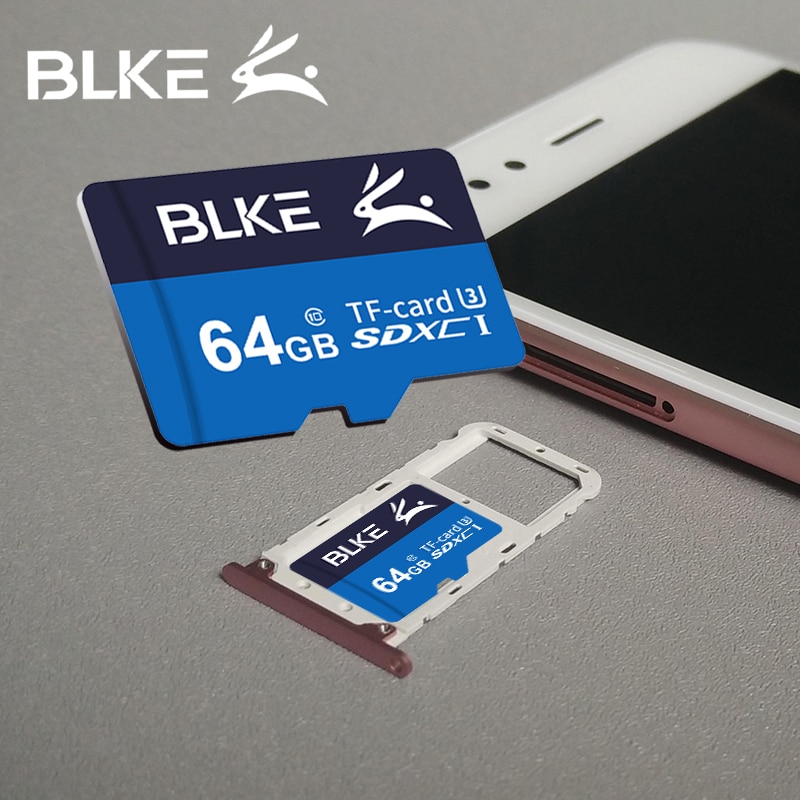 BLKE micro sd card 32GB 64GB 128GB 256GB SDXC/SDHC Flash Memory Card micro sd for Gopro/DJI/Nintendo switch