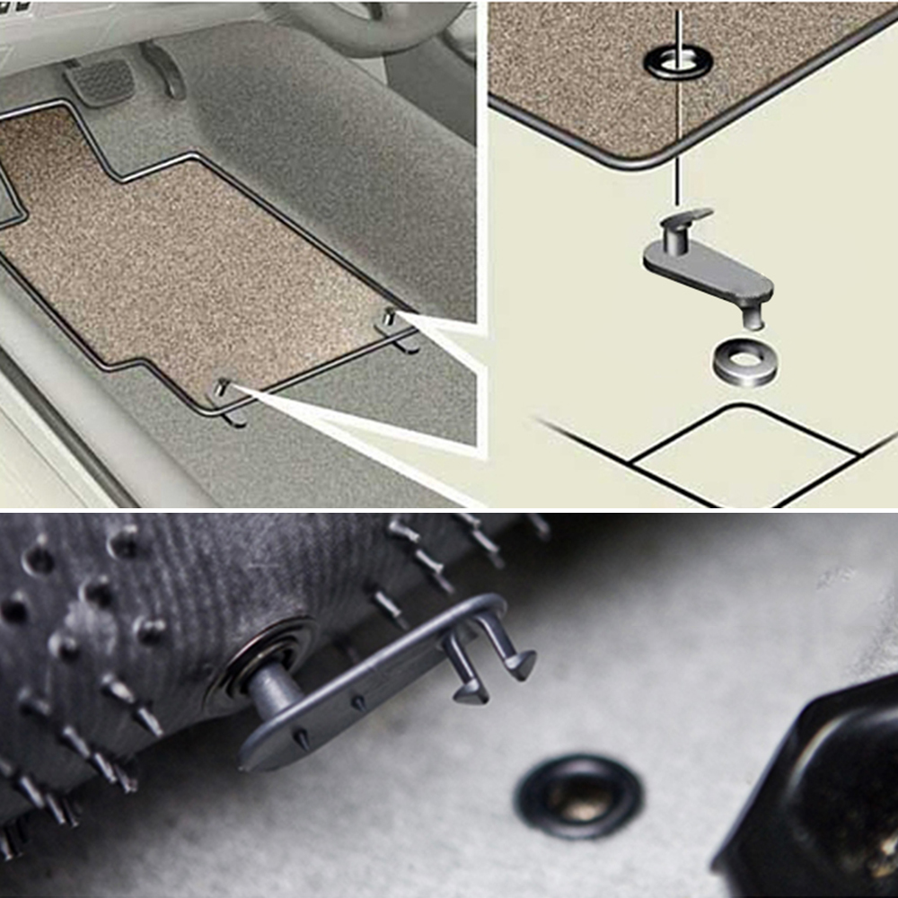 Para Lexus LX470 Toyota Land Cruiser 2001 - 2007 alfombrilla para el suelo del coche Clip soporte de retenedor de alfombra gancho de fijación abrazadera reemplazo