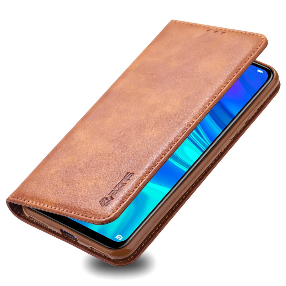 Azns Wallet Telefoon Case Voor Huawei Y6 Gevallen Cover PU Flip 6.08 Inch Case Voor Y6 Business Shell