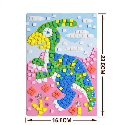 Children Toys Puzzle DIY Foam Mosaic Stickers Art Cartoon Crystal Sticker Educational Toys For Kids Christmas Toy: 11