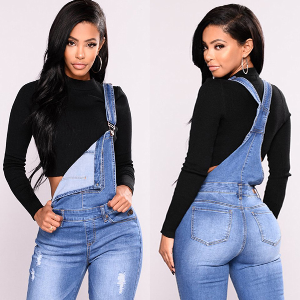 Fleur Hout Jeans Bib Vrouwelijke Gat Afslanken Voeten Jeans Vrouwen Hoge Elastische Plus Size Stretch Jeans Vrouwelijke Gewassen Denim Skinny jeans